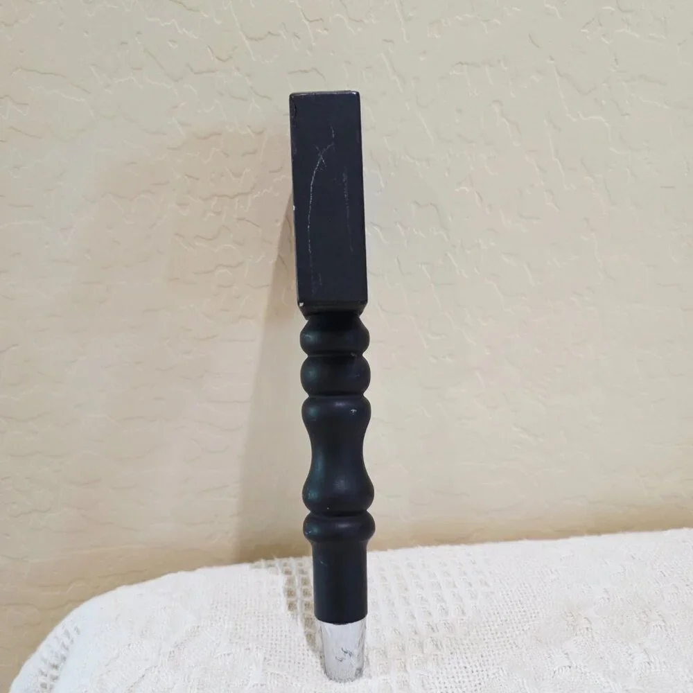 Shipyard Brewing Co Portland ME Wood Black Chalkboard Beer Tap Handle